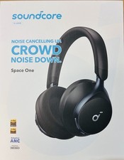 soundcore Space One Wireless Over-Ear Headphones - Jet Black