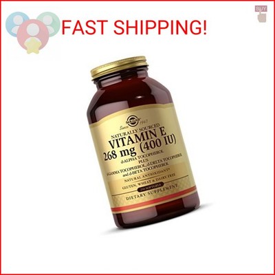 Solgar Vitamin E 268 mg (400 IU), 250 Mixed Softgels - Natural Antioxidant, Skin