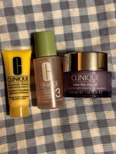 Clinique Skin Care Bundle Set 3 Pieces, 1 Full Size And 2 Minis