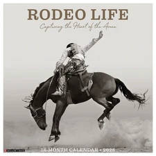 Rodeo Life  12" x 12" Wall Calendar (free shipping)