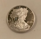 Sunshine Minting 'Walking Liberty' 1 oz .999 Fine Silver Eagle Round BU Coin