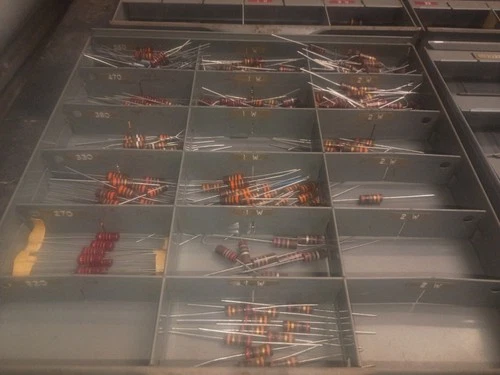 Vintage New IRC, Allen Bradley NOS Huge Lot Carbon Compsite Resistors Mixed Size - product listing photo