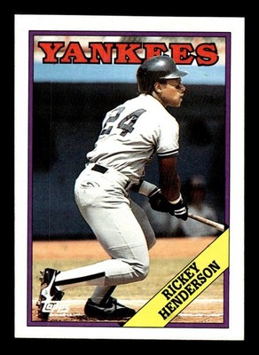 1988 Topps #60 Rickey Henderson D076