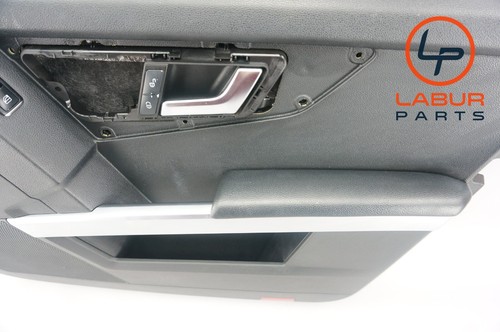 +DP385 X204 MERCEDES 10-15 GLK CLASS FRONT RIGHT INTERIOR DOOR PANEL BLACK - Picture 5 of 13