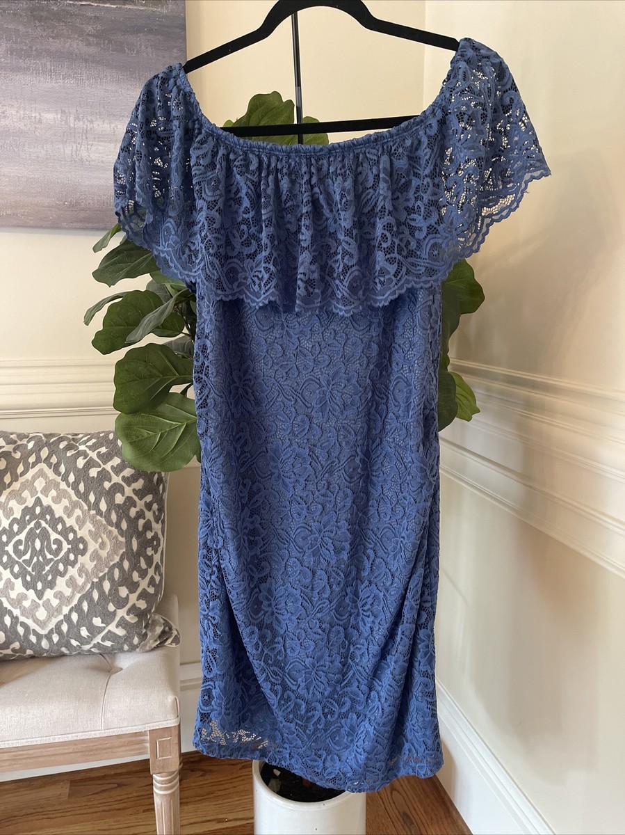 frill dress blue Mom & Me Color:Beaded Velvet Camisole out waist with tied Italian Made Overall Denim Dress