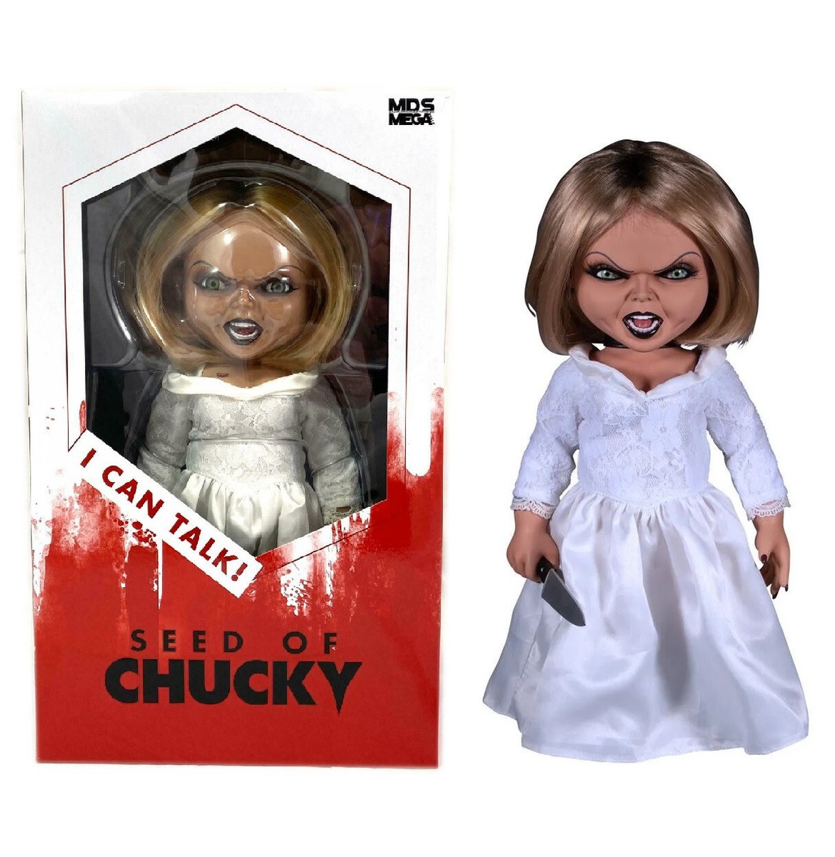 ス*ク様 MEZCO ティファニー チャッキー トーキング ドール フィギュア メズコ トーキング ティファニー（Child's Play Mega Scale