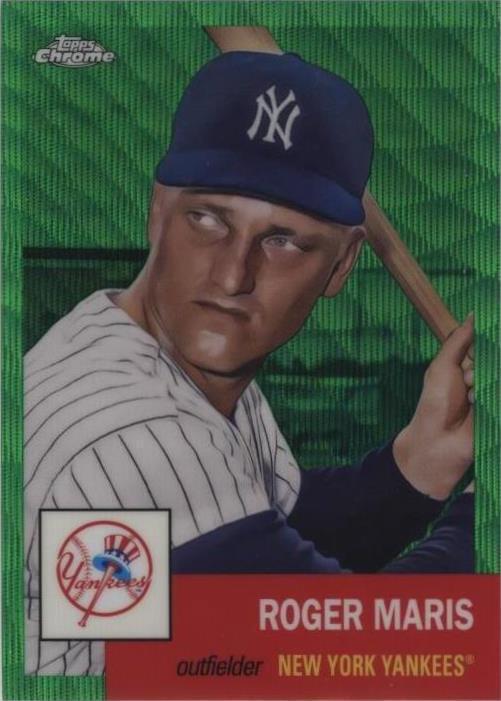 2022 Topps Chrome Platinum Anniversary - Roger Maris #56 Green