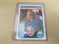 1982-83  OPC # 208 BOB NYSTROM     NEW-YORK ISLANDERS