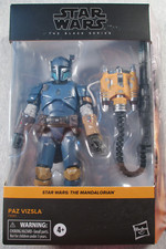 Paz Vizsla - Sealed 6  inch series figure - Star Wars Black srs The Mandalorian
