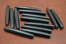 100 PCS BLACK BUFFALO HORN TUBE HAIR PIPE CHOKER BEADS 2"