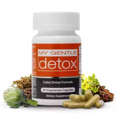 Herbal Nitro My Gentle Detox - Colon Cleanse Detox for Women & Men - Pack of 1 .