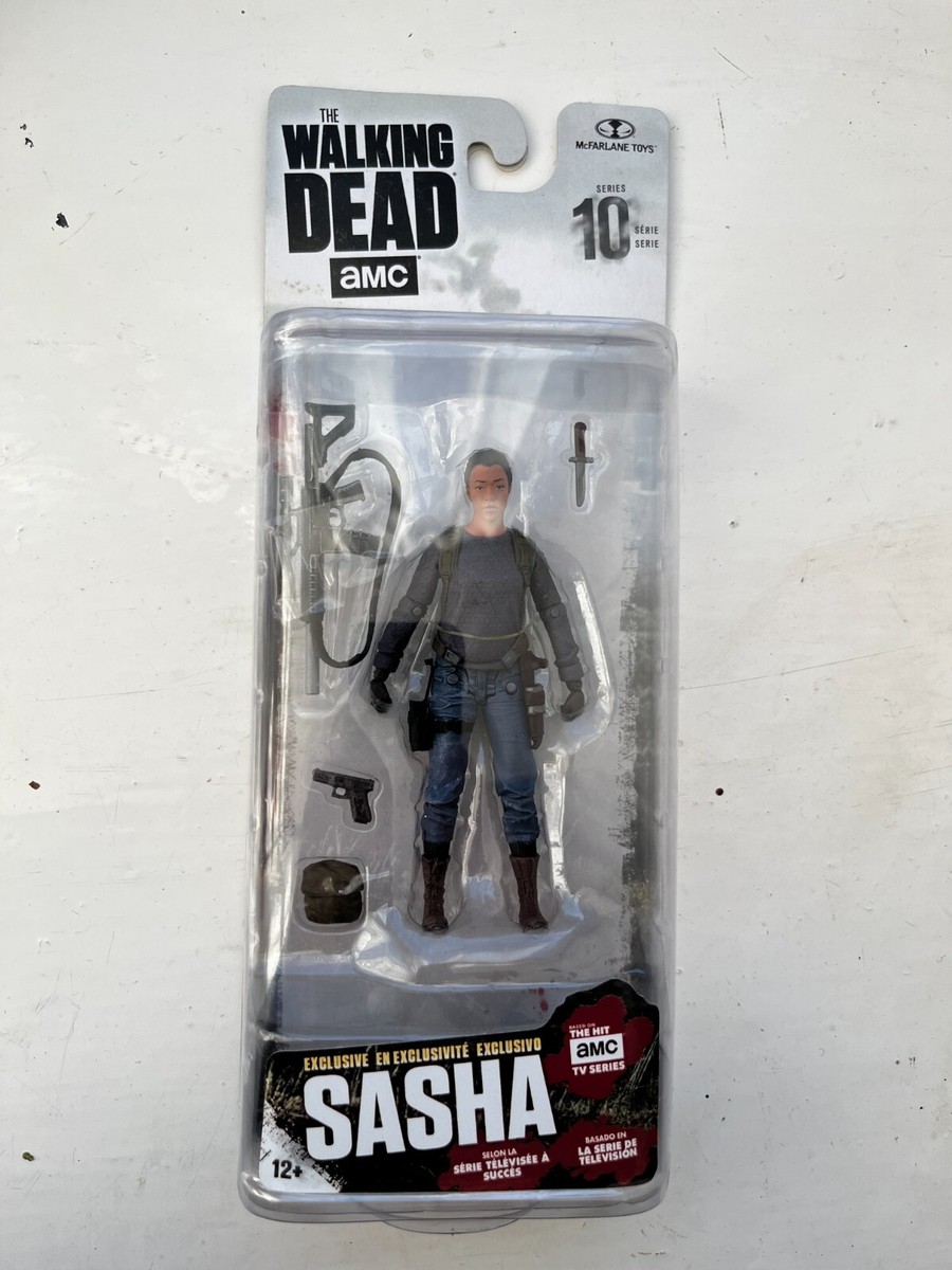 BNIB MCFARLANE TOYS THE WALKING DEAD TV SERIES 10 SASHA ACTION