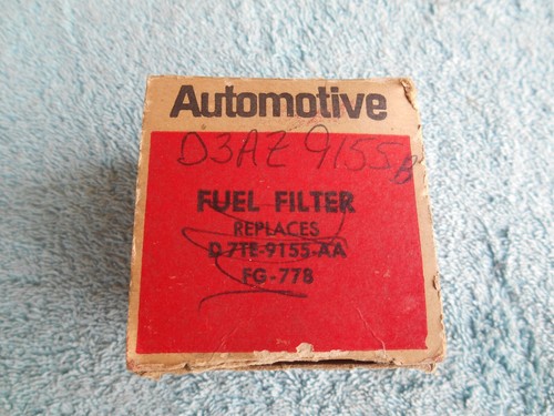 FORD AUTOMOTIVE PARTS FUEL FILTER D3AZ 9155 B IN BOX. FG-14B. NO WASHER. - Picture 3 of 7