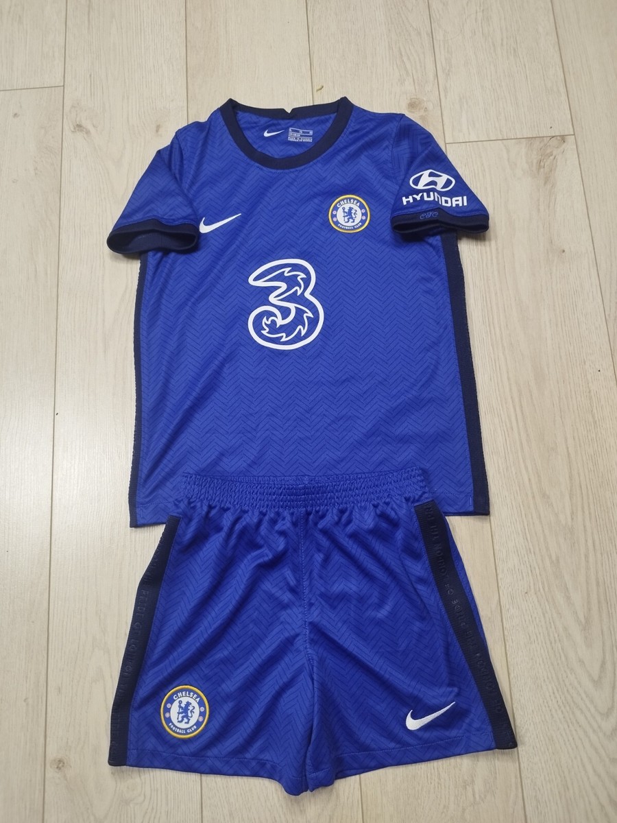 Sz XL Kids Chelsea football jersey 2020/2021 home shirt + shorts