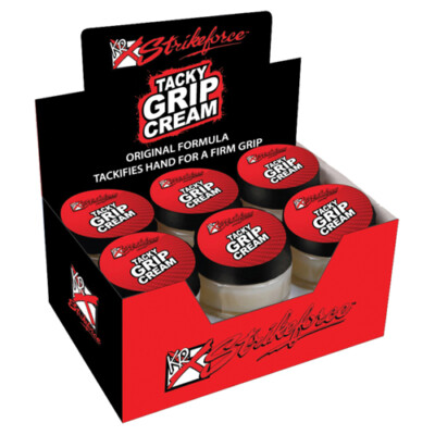 (1 jar) KR Strikeforce Tacky Grip Bowling Non-Slip Plastic Jar - Pro Grip Repl.