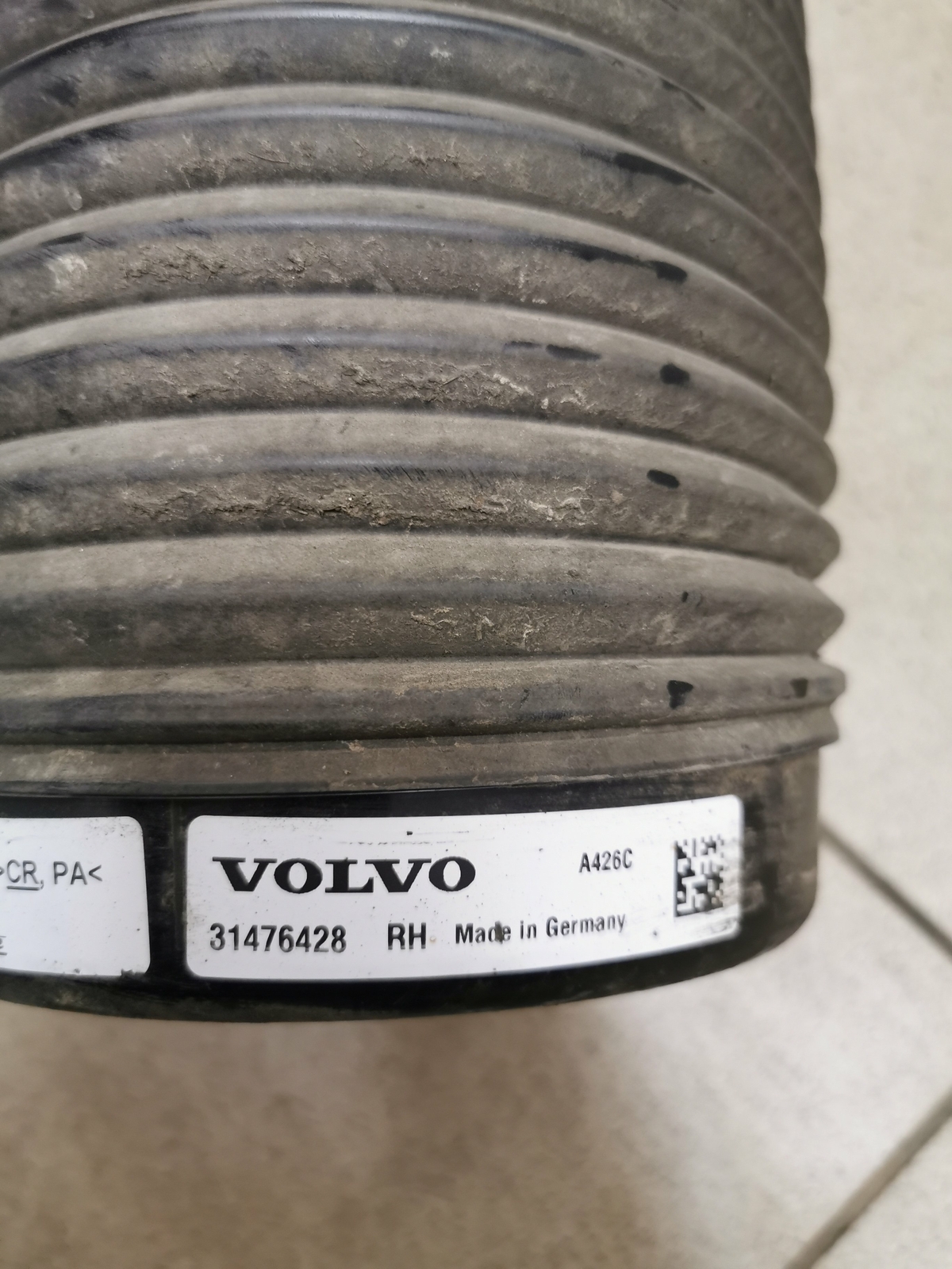 VOLVO XC90 II Rear Right Air Suspension Cushion 31476428 eBay