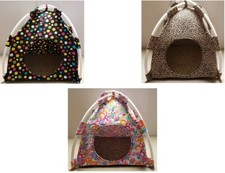 Misc. Non Sport Pet Bed Pup Tent 4 Cats/Dogs/or Small Animal see all 3 fabrics