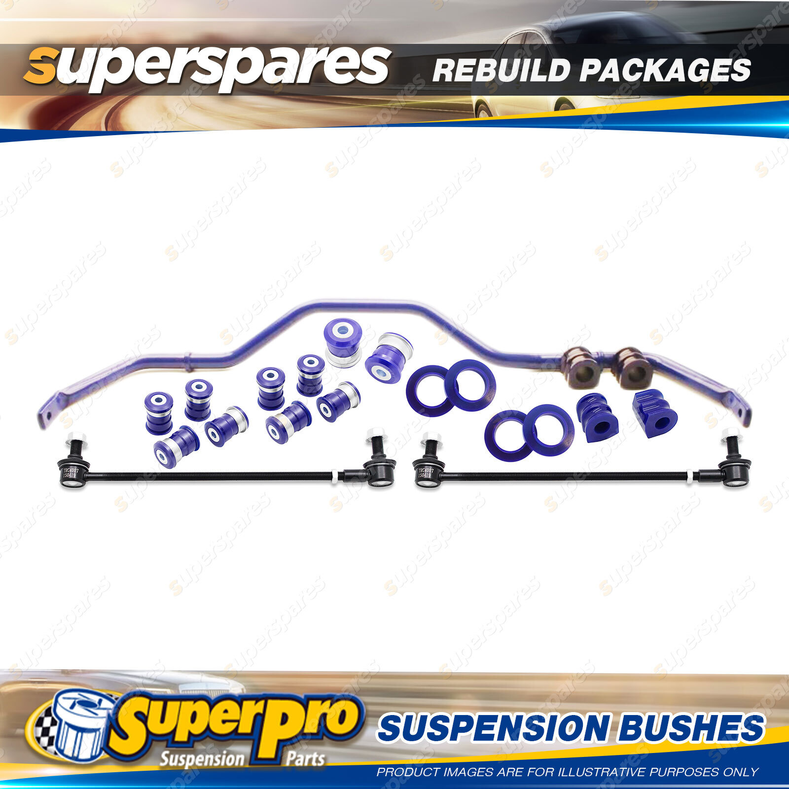 Full Rear Superpro Suspenison Bush Kit for Nissan Patrol Y62 2010on eBay