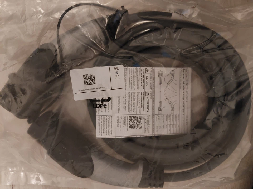 BMW Ladekabel von HARTING 32A 250V 1 phasen IP44 Typ 2 (Länge :5m)NEU  - Bild 3 von 3