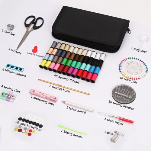 FYY Sewing Kit for Adults and Kids, Needle and Thread Kit, 170 Pcs Sewing - Picture 8 of 8