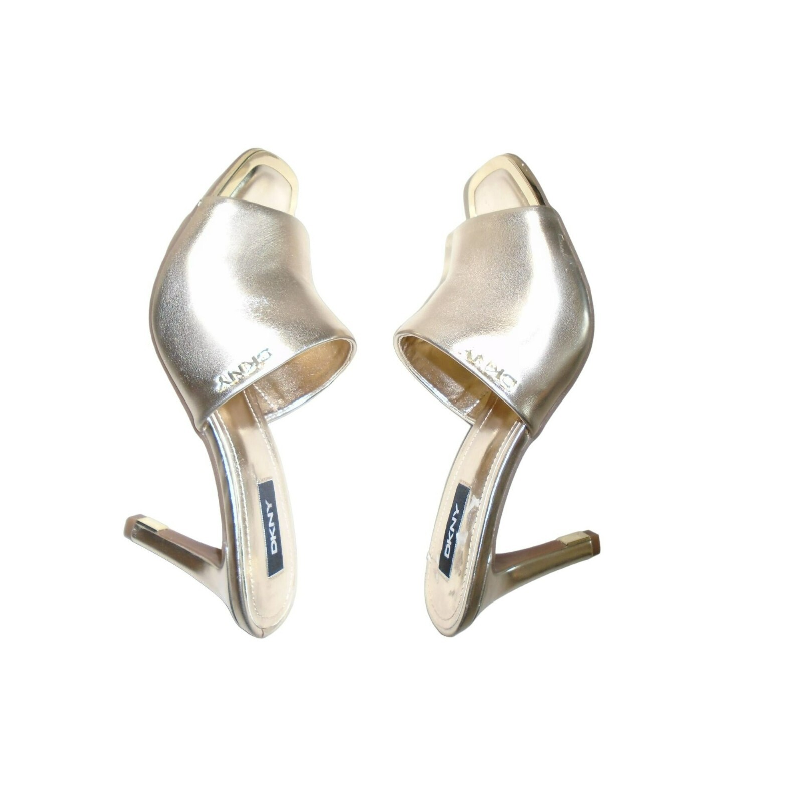 DKNY Women's Bronx Stiletto Heel Mule Sandals Black Size 9.5