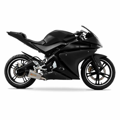 MPW Lackiert Verkleidung Kit 22St. kompatibel für YZF-R125 14-18 Schwarz/Schwarz