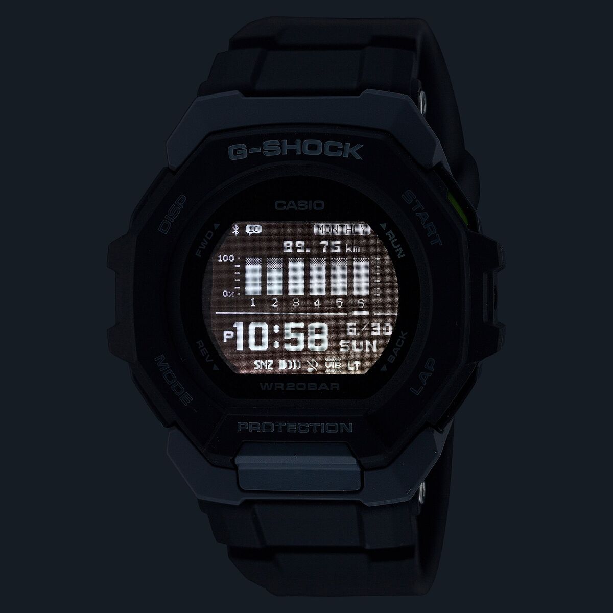 CASIO G-SHOCK GBD-300-1JF G-SQUAD Bluetooth Solar Digital CASIO G-SHOCK GBD-300-1JF G-SQUAD Bluetooth Solar Digital