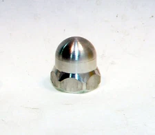 5/16" x 24 thread - 7/8" hex Aluminum engine spinner nut from MECOA K&B #924-114