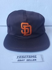Vintage 80s San Diego Padres Sports Specialties Plain Logo Hat Cap 100 Snapback