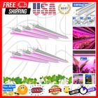 New Listing6-Pack Full Spectrum Led Grow Lights, 252W V-Shape, Linkable for Indoor Plants