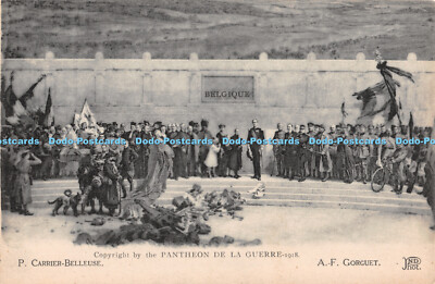 R428194 P Carrier Belleuse A F Gorguet Pantheon de la Guerre 1918 Anciens Etab N