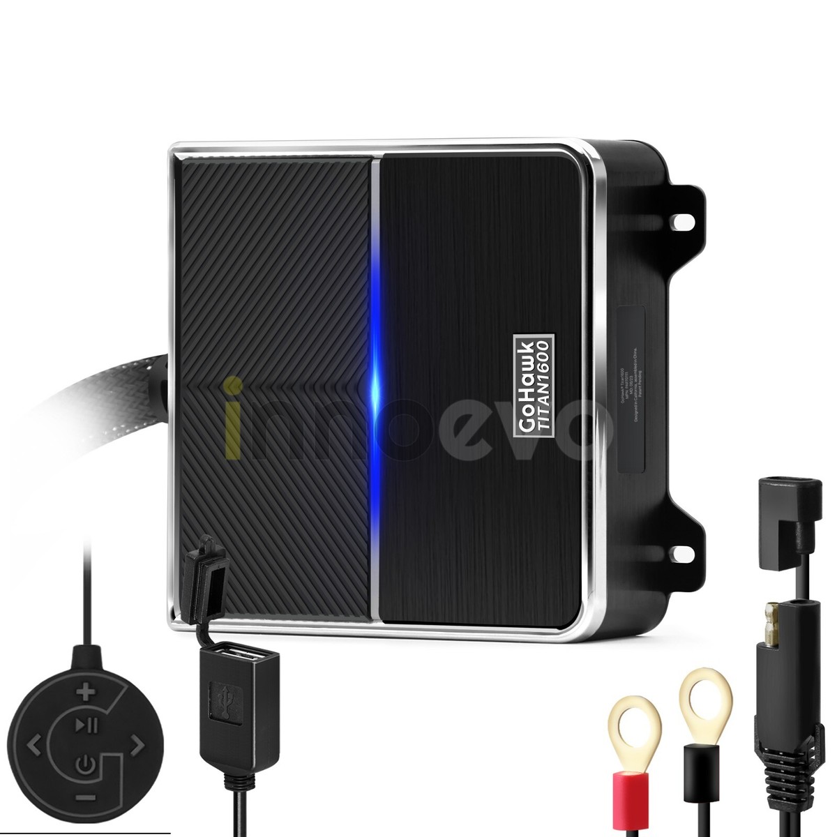 Mon Amplifier マウンテンバイク Waterproof Amplifier Motorcycle UTV Bluetooth 4.1 Ch Audio Stereo