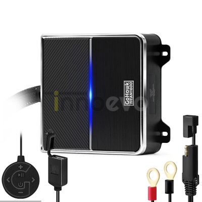 Waterproof Amplifier Motorcycle UTV Bluetooth 4.1 Ch Audio Stereo Radio System