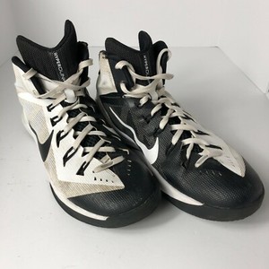 Nike Men's 9.5 Basketball Sneaker Hyperdunk Lunarlon 653640-100 White Black Shoe | eBay