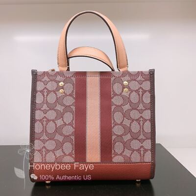 NWT Coach Dempsey Tote 22 In Signature Jacquard c8417/C5637 NWT Coach Dempsey Tote 22 In Signature Jacquard c8417/C5637
