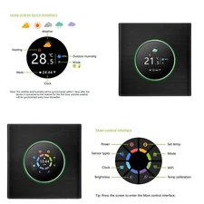 Smart Thermostat Electric/ Water/ Gas Boiler Heating Temperature Controller H4S2