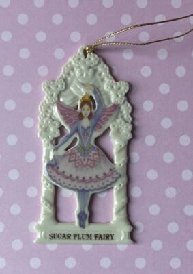 Lenox Nutcracker Collection  Sugar Plum Fairy  Christmas Ornament w Original Box