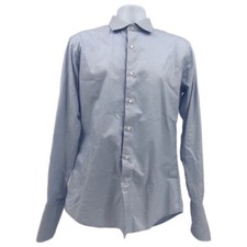 Crown Blue-White All Seasons Dress Shirt  Slim Fit
