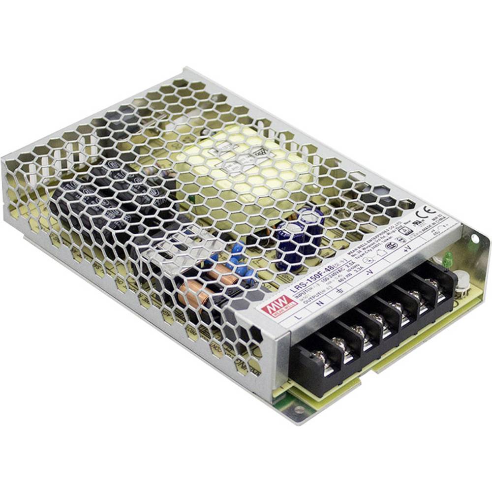Mean Well LRS-150F-12 Alimentatore a commutazione. 12 V/DC 12.5 A 150 W