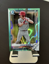 Jordan Viars - 2021 Bowman Draft - Aqua Lava /199 Refractor BDC-132 Phillies