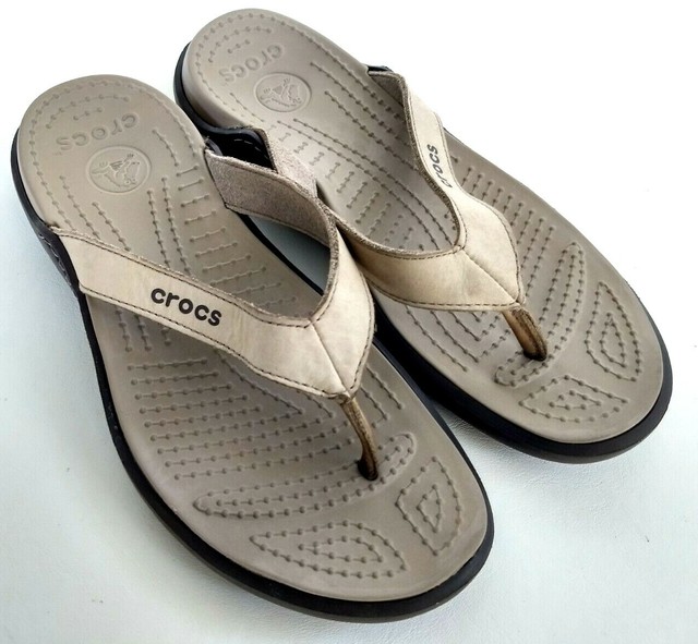 crocs thong slippers