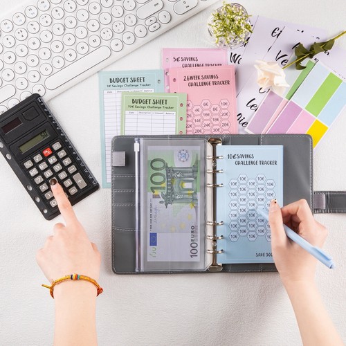 Budget Planer Deutsch A6– Sparbuch-Geldsparmappe Deutsch mit Umschlagmethode - Bild 12 von 17