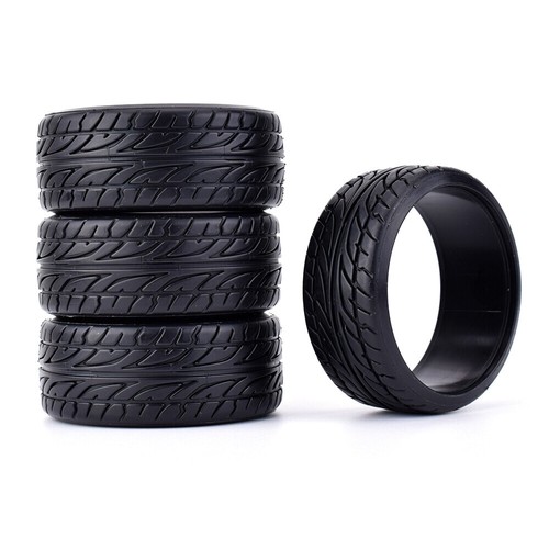 4x AUSTAR Flat Speed Medium Grain Drift Reifen 26mm Für 1/10 TAMIYA HPI RC Car - Bild 2 von 10