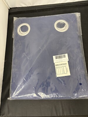 PONY DANCE Blackout Thermal Curtains Blue W46 x L54