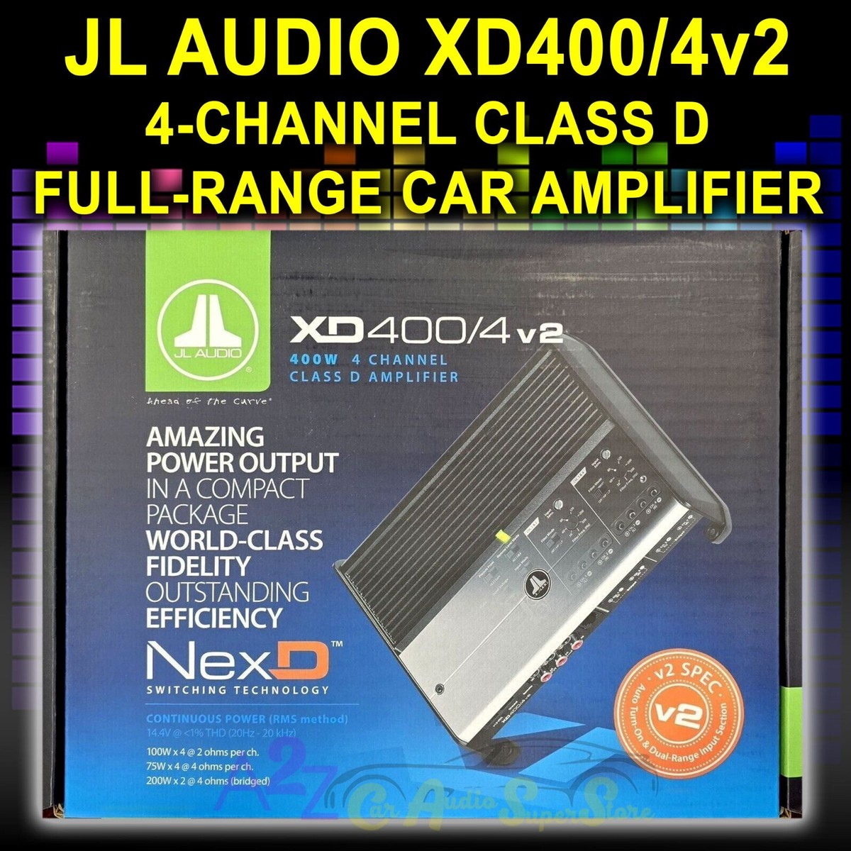 JL Audio XD400/4v2 400W Car Amplifier for sale online | eBay