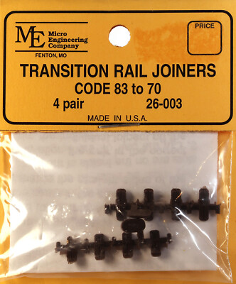 Micro Engineering Code 83 auf 70 Verbinder 4 Paar  Art. Nr. 26003 NEUWARE
