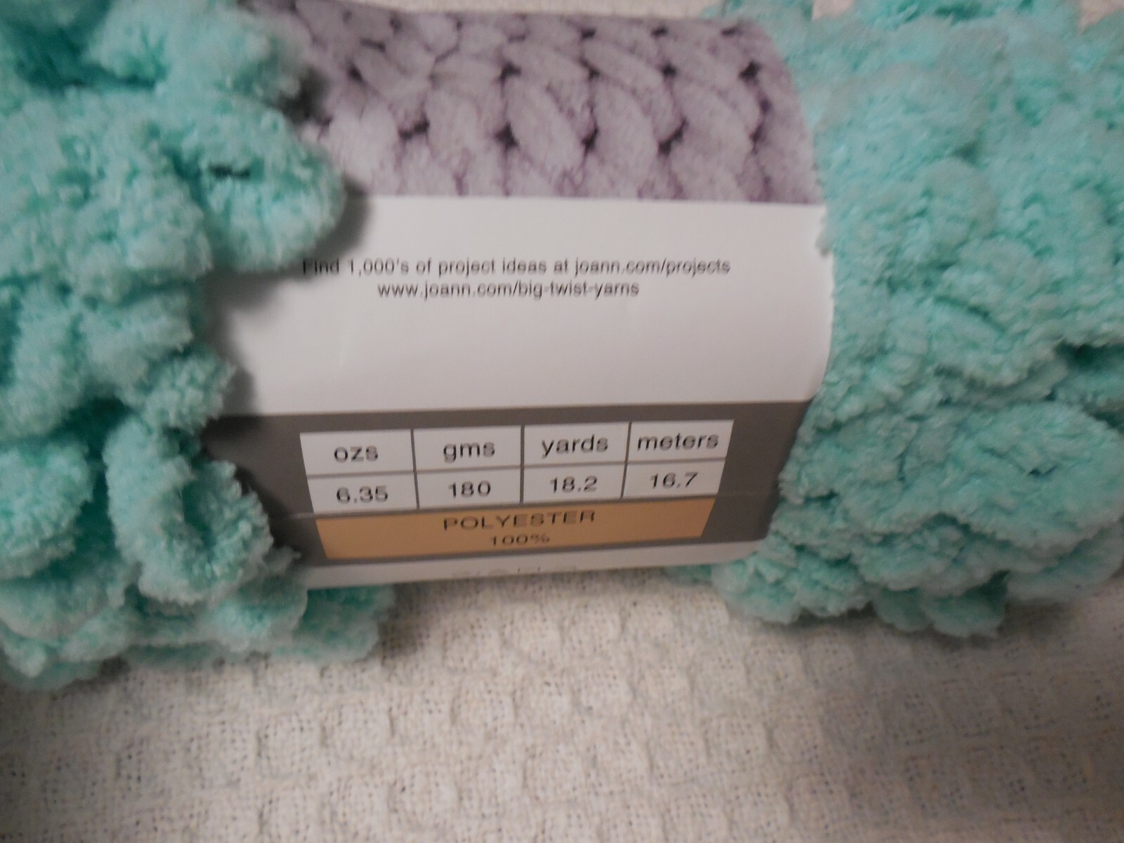 2 Skeins Big Twist Loopity Loops Finger Knit Loop Yarn Skein Seafoam for  sale online | eBay