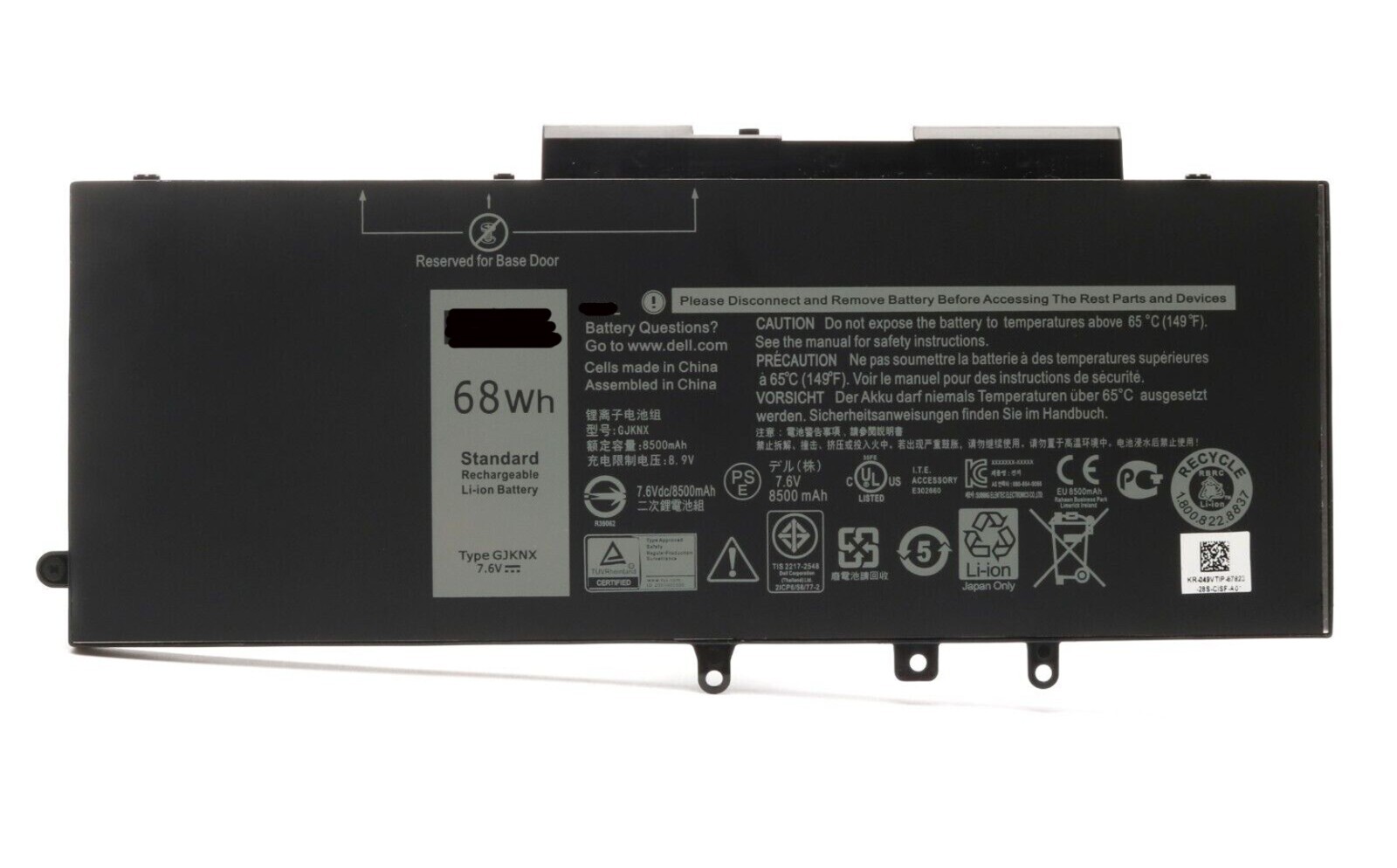 PowerSmart® Batterijkabel CDM70 voor Dell Latitude 5480, 5491