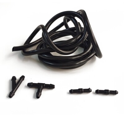 Windshield Wiper Washer Nozzle Hose Kit Universal Fluid Tube Pipe