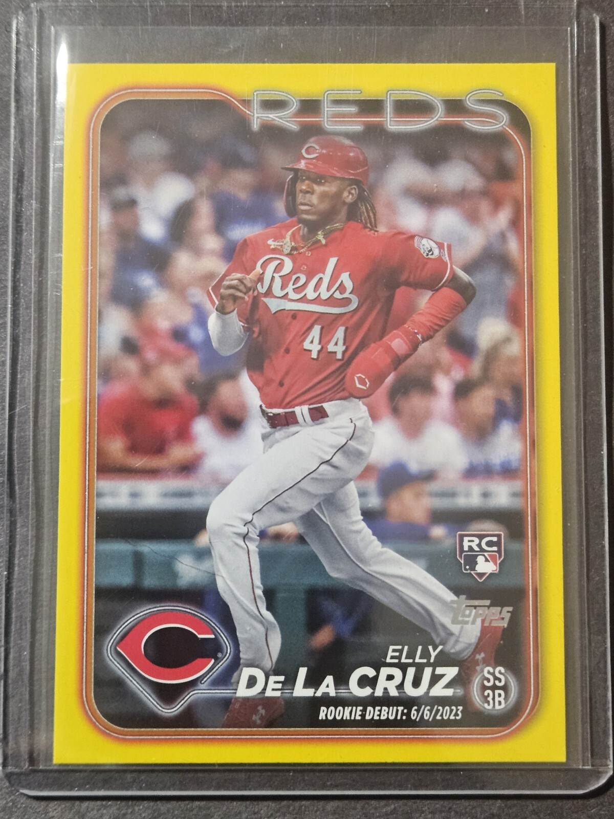 2024 Topps Update Series - Rookie Debut Yellow #US350 Elly De La Cruz (RC)